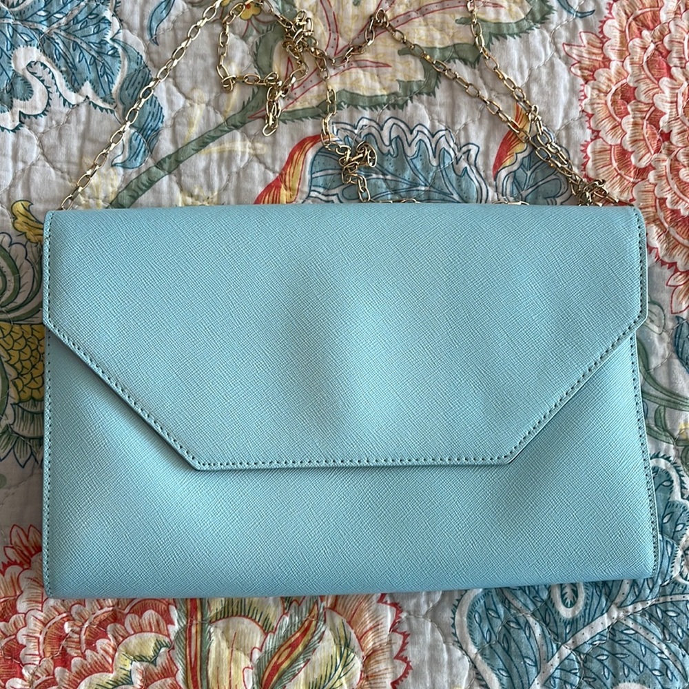 Halogen clutch shoulder bag